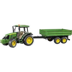 Bruder John Deere 5115M Tractor with Tipping Trailer