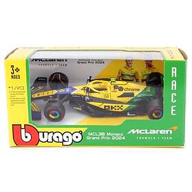 Bburago F1 McLaren MCL38 Monaco GP 2024 Norris Vehicle 38214NSE