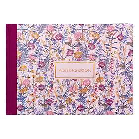 Pukka Pads Bloom Visitors Book A4 Cream Floral 9688BLM 9688BLM Office Stationery