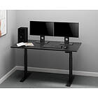 Gorilla Office Office: 3-Stage Motorised Height Adjustable Desk Black/Black (150