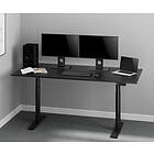 Gorilla Office Office: 3-Stage Motorised Height Adjustable Desk Black/Black (180