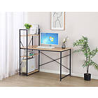 Gorilla Office Office: Home Desk with Shelving Black /Oak