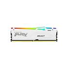 Kingston Fury Beast White RGB DDR5 5200MHz 16GB (KF552C36BWEA-16)