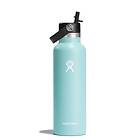 Hydro Flask 21 Oz Standard Flex Straw Cap Isolerad vattena Dew Unik storlek