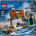 LEGO City 60417 Polismotorbåt och skurkgömställe