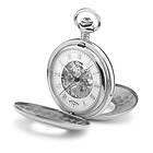 Rotary MP00712/01 Men's Pocket Hand Wound Silver Watch