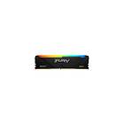 Kingston FURY Beast RGB 64GB:4x16GB DDR4 RAM 2666MHz DIMM 288-pin On-die ECC CL1