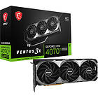 MSI GeForce RTX 4070 Ti SUPER Ventus 3X OC HDMI 3xDP 16GB