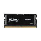 Kingston FURY Impact 16GB DDR5 RAM 6400MHz SO DIMM 262-pin On-die ECC CL38 (KF56