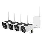 Swann MaxRanger4K Solar Security System - 4 Pack