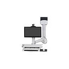 Ergotron SV Combo System with Worksurface & Pan Small CPU Holder mounting kit (L