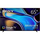 Sony BRAVIA 65" 8 4K OLED TV Google XR80 K65XR80