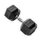 York Fitness Rubber Hex Dumbbell 17.5kg