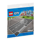 LEGO City 7281 T-Junction Curved Road Plates