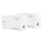 NetComm 500Mbps Powerline Twin Pack with AC Pass-through (NP511)