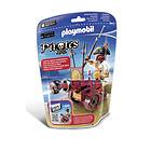 Playmobil Pirates 6163 Red Interactive Cannon with Buccaneer