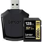 Lexar Professional SDXC Class 10 UHS-II U3 2000x 128GB