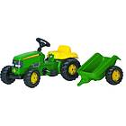 Rolly Toys Kid John Deere + Kid Trailer