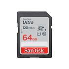 SanDisk Ultra SDXC Class 10 UHS-I U1 120MB/s 64GB