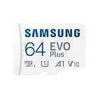 Samsung Evo Plus microSDXC MC64KA Class 10 UHS-I U3 V10 A1 64GB