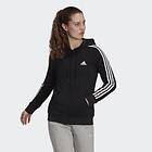Adidas Essentials Fleece 3-Stripes Full-Zip Hoodie (Women's)