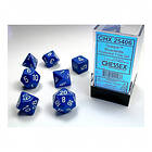 Opaque : Blue/white (7-Die set)