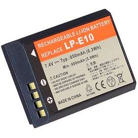 Batteriexperten Batteri LPE10 för Canon, 7.2V (7.4V), 850 mAh