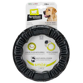 Ferplast Smile tuggring, svart Stl. L: Ø 20 x H 3.9 cm