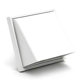 White Merriway BH01873 Hooded Cowled Air Vent Grille 140mm (5.6 ") Square for us