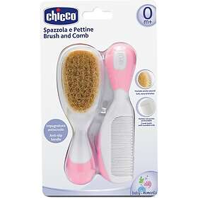 Chicco Baby Moments Hair Brush Set Pink