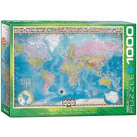 Eurographics Map of the World 1000 Pieces