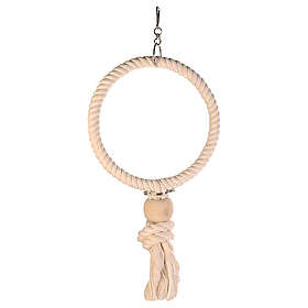 Trixie Cotton Ring with Wooden Beads Ø 24cm