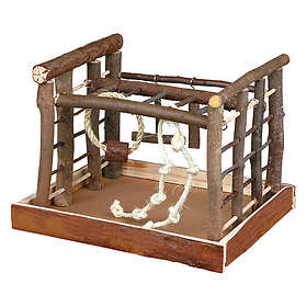 Trixie Natural Living wooden play area for parakeets L 35 x W 29 x H 25 cm