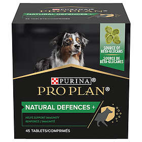 Purina PRO PLAN Dog Adult Natural Defences Supplement tabletter 67g (45 tablette