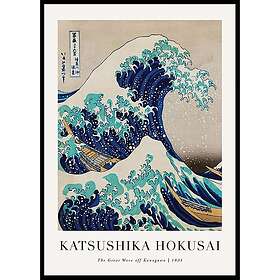 Gallerix Poster The Great Wave Off Kanagawa By Katsushika Hokusai 21x30 5556-21x
