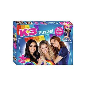 Studio 100 K3 Puzzle with Poster 104 Pieces