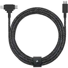 Native Union Eco Belt Cable Duo Black/vit