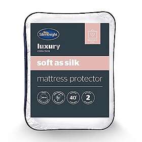 Silentnight Soft as Silk Double Mattress Protector Luxury 30cm Deep Fitted Mattr
