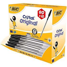 BIC Kulepenn Cristal M sort (100)