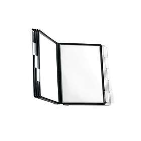 Durable Wall Stand SHERPA 10 pockets black/grey