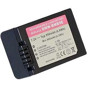 Batteriexperten Batteri DMW-BMB9PP för Panasonic, 7.4V (7.2V), 890 mAh