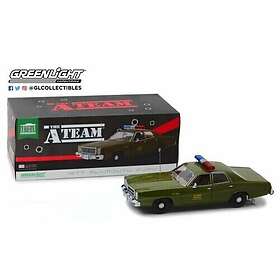 Greenlight 1:18 Scale Diecast for 1977 Plymouth Fury US Army Police Model Car Ar