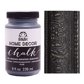 Black FolkArt Home Decor Chalk Paint Rich 236ml