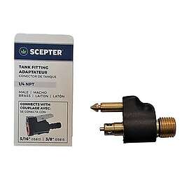 Scepter Male 1/4´´ Tank Fitting Svart