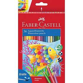 Faber-Castell Akvarellpennor Colour Pencils 36 colors in case
