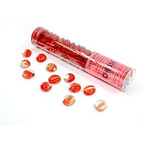 Chessex Gaming Glass Stones Red Catseye (40+)
