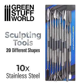 Green Stuff World Carvers Sculpting Tool Set (10)