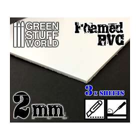 Green Stuff World Foamed PVC 2mm 200x300mm