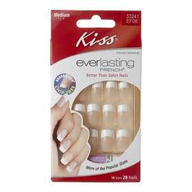 Kiss Nails Everlasting French False Nails 28-pack