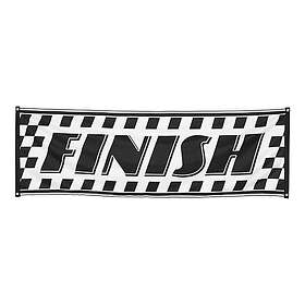 Finish Black/Vit Flagga